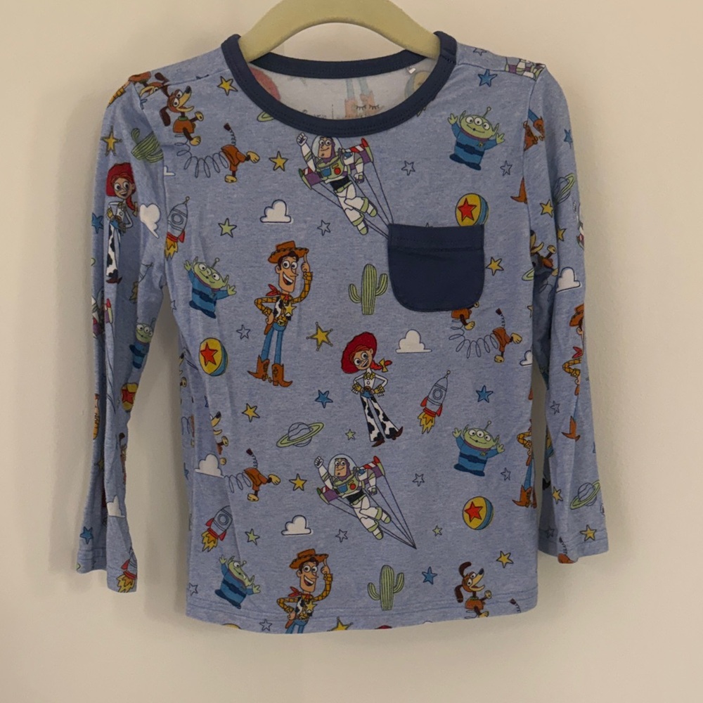 Little Sleepies Blue Toy Story Long Sleeve Tee